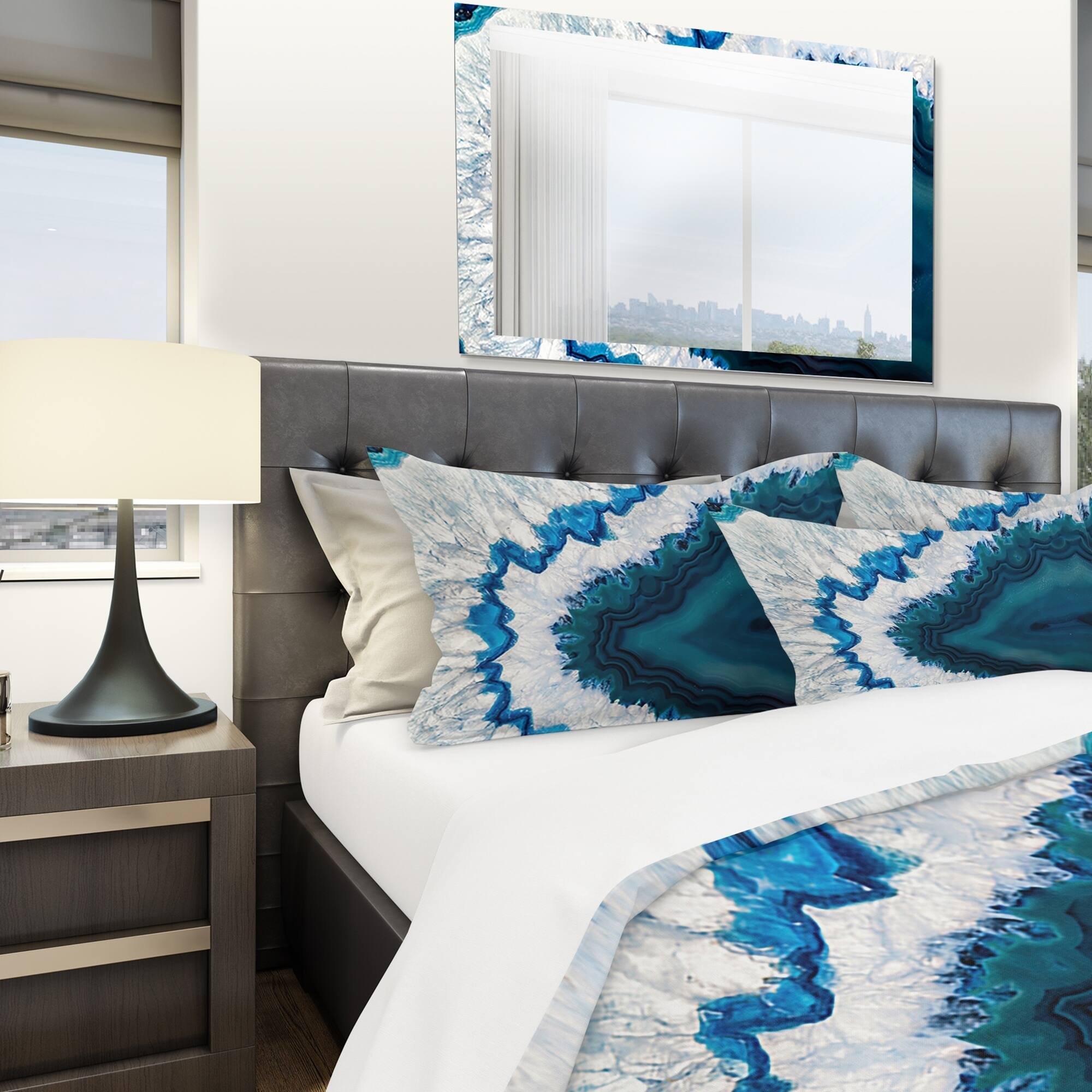 Strick & Bolton Villere 'Blue Brazilian Geode' Bedding Set - Bed Bath ...