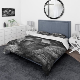 Designart 'Mast of Columbine Collage' Traditional Bedding Set - Duvet ...