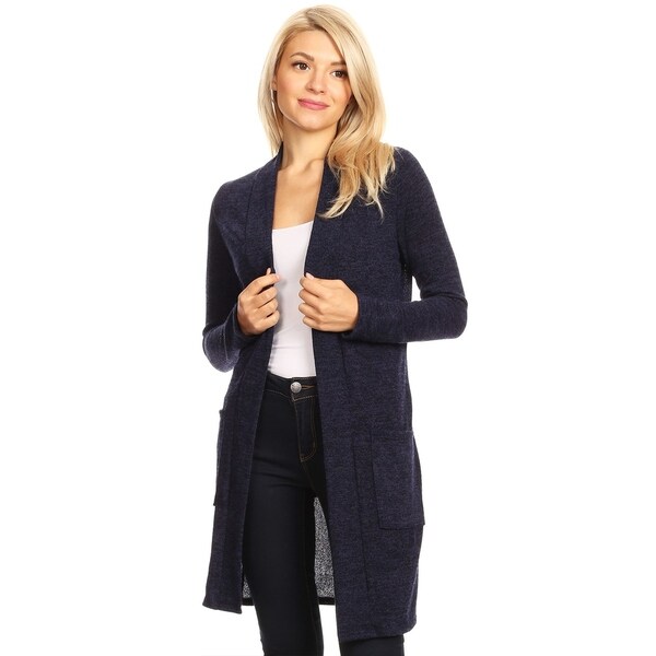 navy duster cardigan