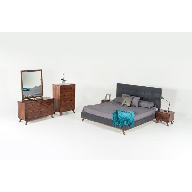 Modrest Addison Mid-Century Modern Walnut Dresser