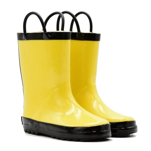 boys yellow boots