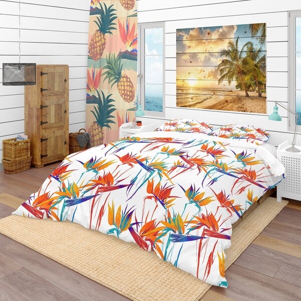 Tropical best sale pillow shams