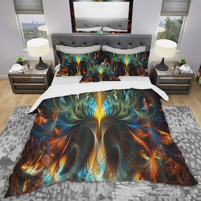 Designart 'Never Endingabstract' Modern & Contemporary Bedding Set - Duvet Cover & Shams