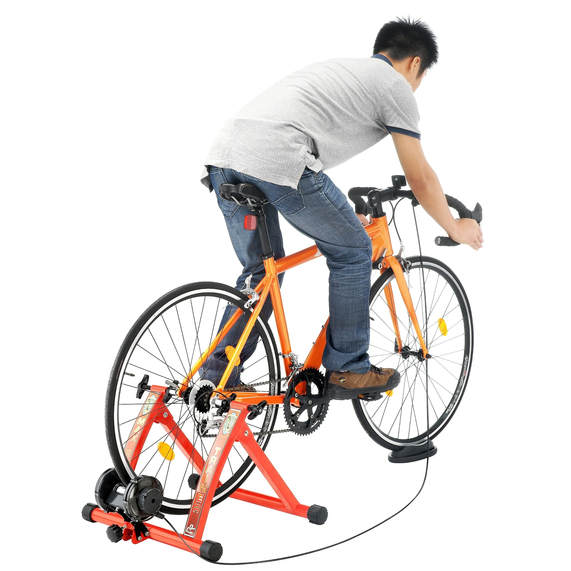 Rad Cycle Max Racer Resistance Portable Trainer In Orange