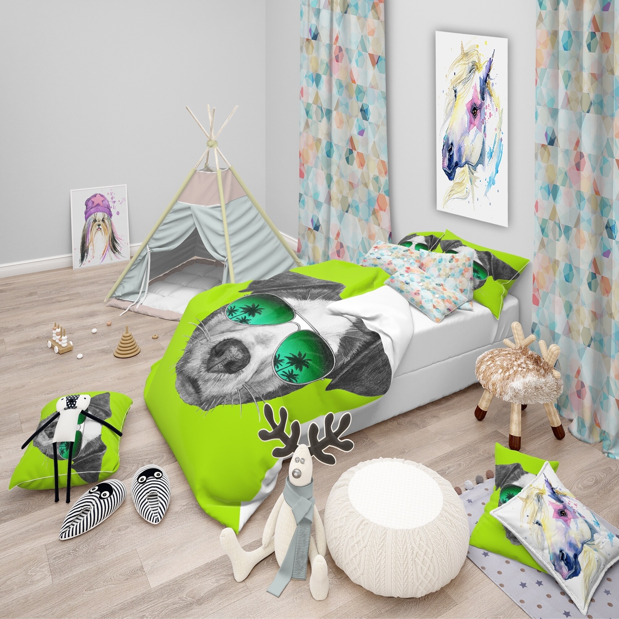 Jack russell 2025 duvet cover