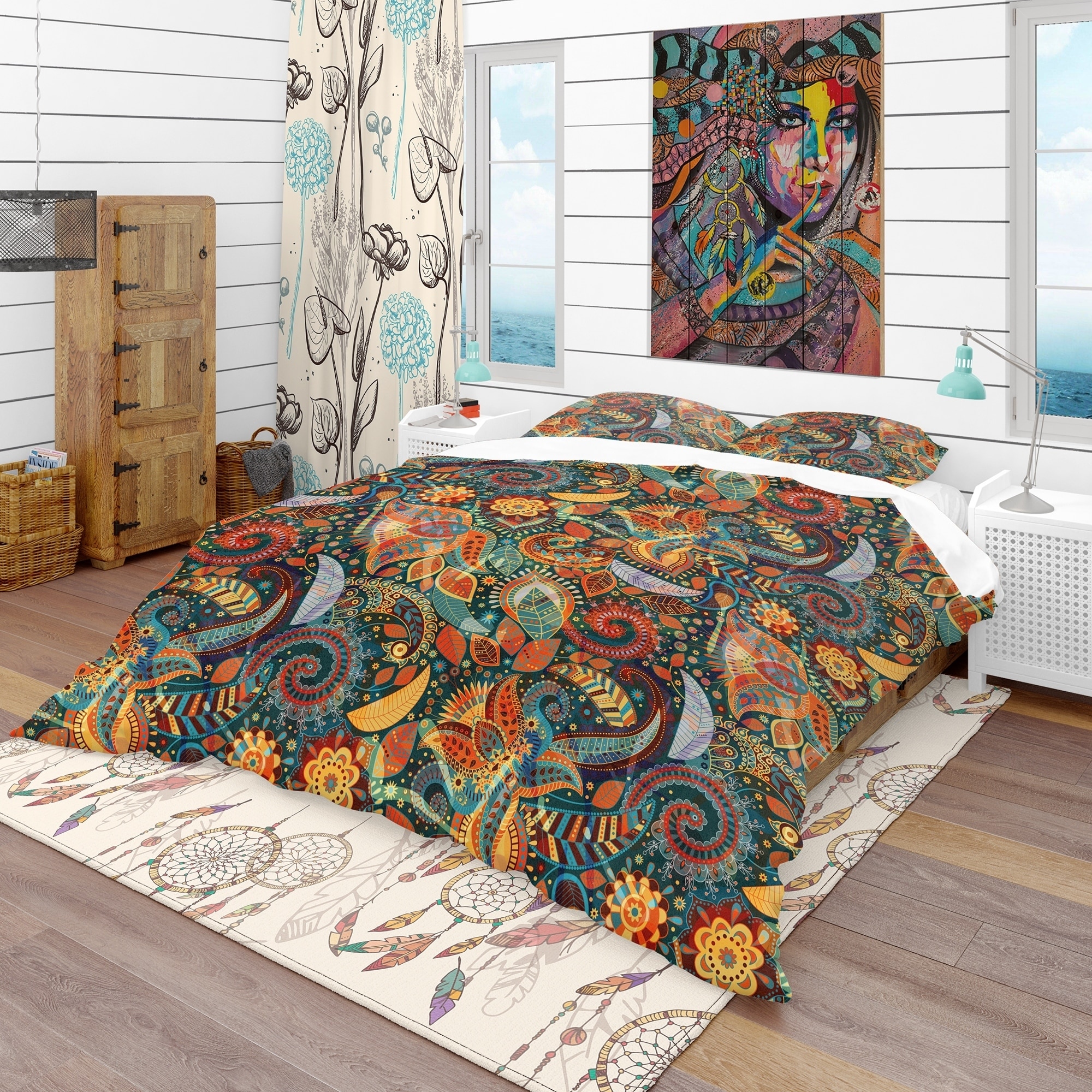 queen duvet pattern