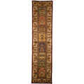 Safavieh Handmade Classic Bakhtieri Multicolored Wool Rug - 2'3" x 12'