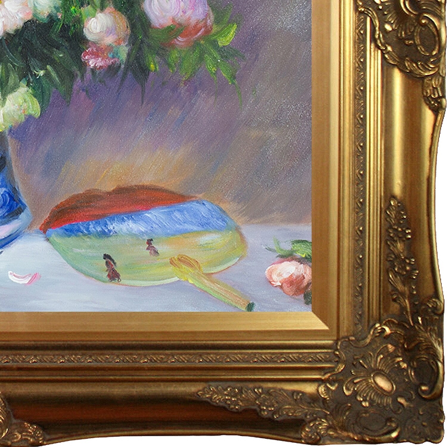 La Pastiche Pierre-Auguste Renoir 'Pont Neuf, 1872' Hand Painted Framed Oil  Reproduction on Canvas - Bed Bath & Beyond - 14049790