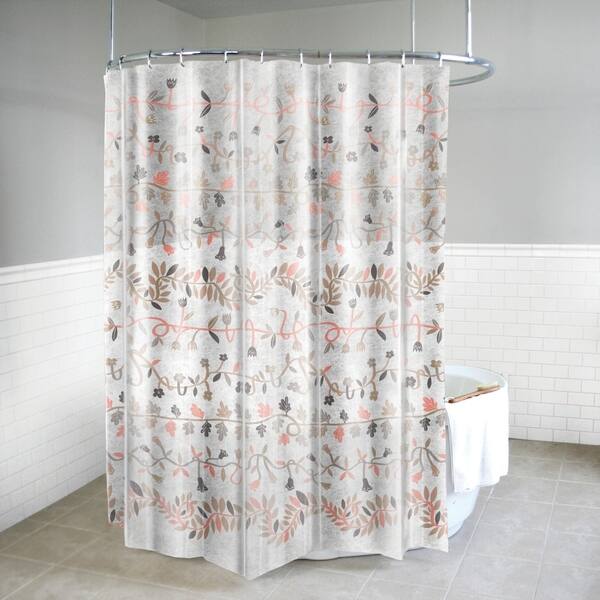 Shop Splash Home Ivy Peva Shower Curtain 72 X 70 Blush Free