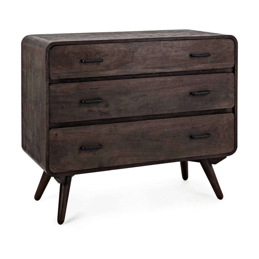 Havana Stained Brown 3-drawer Chest