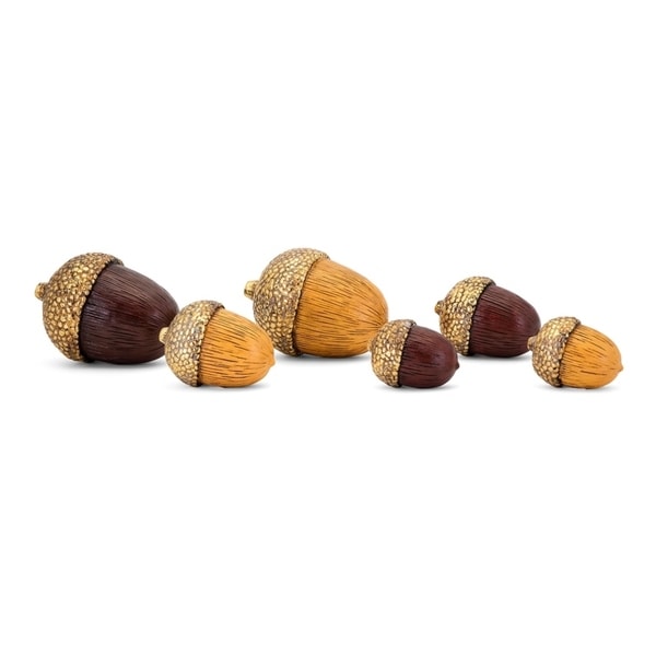 Multi-color Harvest Acorn Fillers (Set of 6)