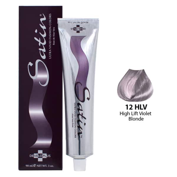 Shop Satin Hair Color 12hlv High Lift Violet Blonde Free