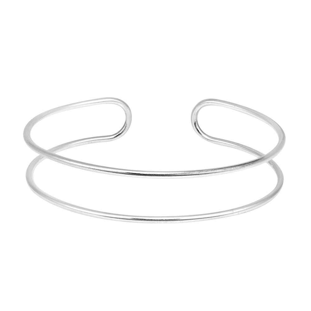 Nautical Boat Ship Wheel Anchor Stackable Bangle Cuff Bracelet Sterling Silver
