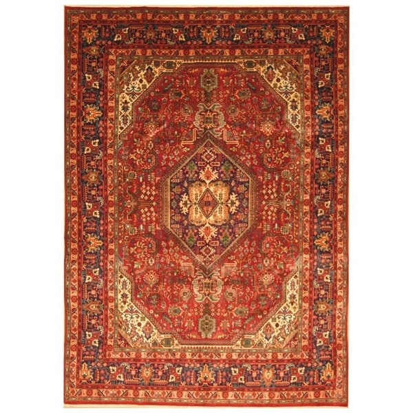 Handmade Tabriz Wool Rug (Iran) - 7'10 x 10'10