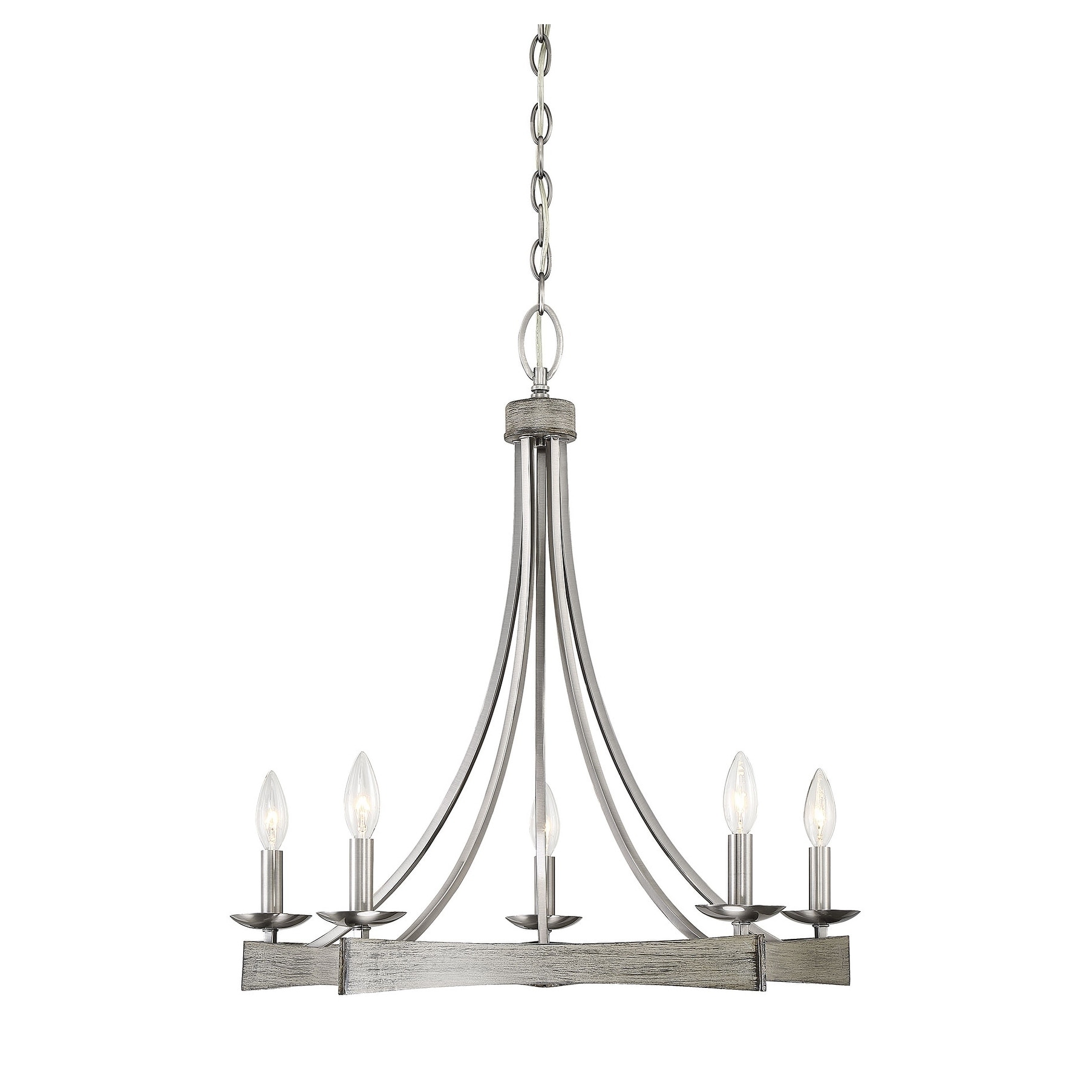 Copper Grove Zapresic Pewter 5-light Chandlier - Chandeliers For Bedrooms by Overstock.com