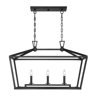 Townsend Metal Cage Chandelier (Nickel/Bronze - Bronze - 3 Lights) - Chandeliers For Bedrooms by Overstock.com