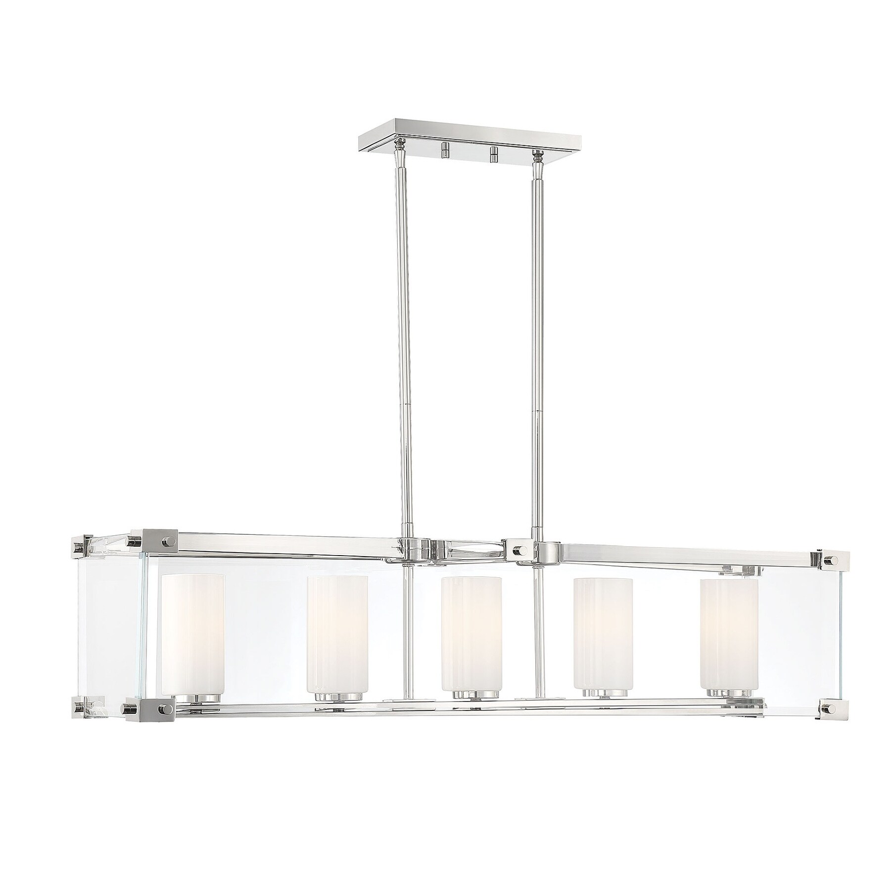 Ridgefield Polished Nickel 5-light Chandelier - Chandeliers For Bedrooms by Overstock.com