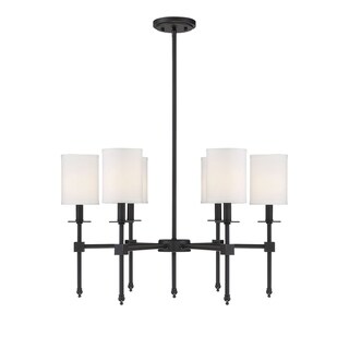 Chatham Metal Single Tier Chandelier (Nickel/Bronze - Bronze - 6 Lights) - Chandeliers For Bedrooms by Overstock.com