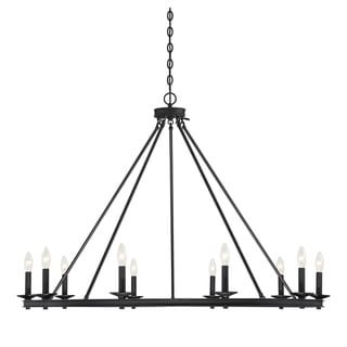 Middleton 10-light Single Tier Chandelier (Nickel/Bronze - Gold) - Chandeliers For Bedrooms by Overstock.com