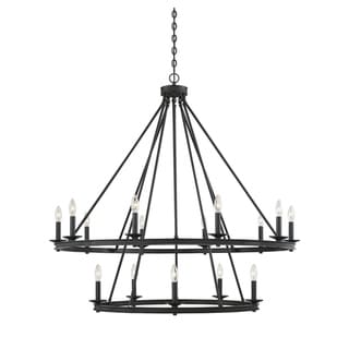 Middleton 15-light Multi Tier Chandelier (Nickel/Bronze - Bronze) - Chandeliers For Bedrooms by Overstock.com