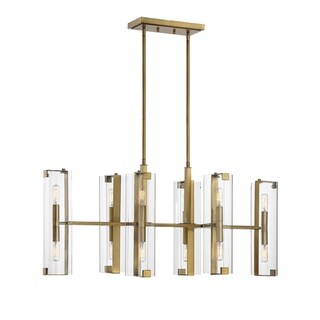Winfield Warm Brass Single Tier Chandelier (12 Lights) - Chandeliers For Bedrooms by Overstock.com
