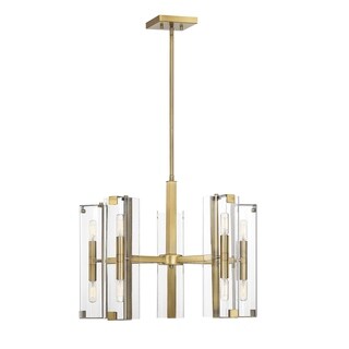 Winfield Warm Brass Single Tier Chandelier (10 Lights) - Chandeliers For Bedrooms by Overstock.com