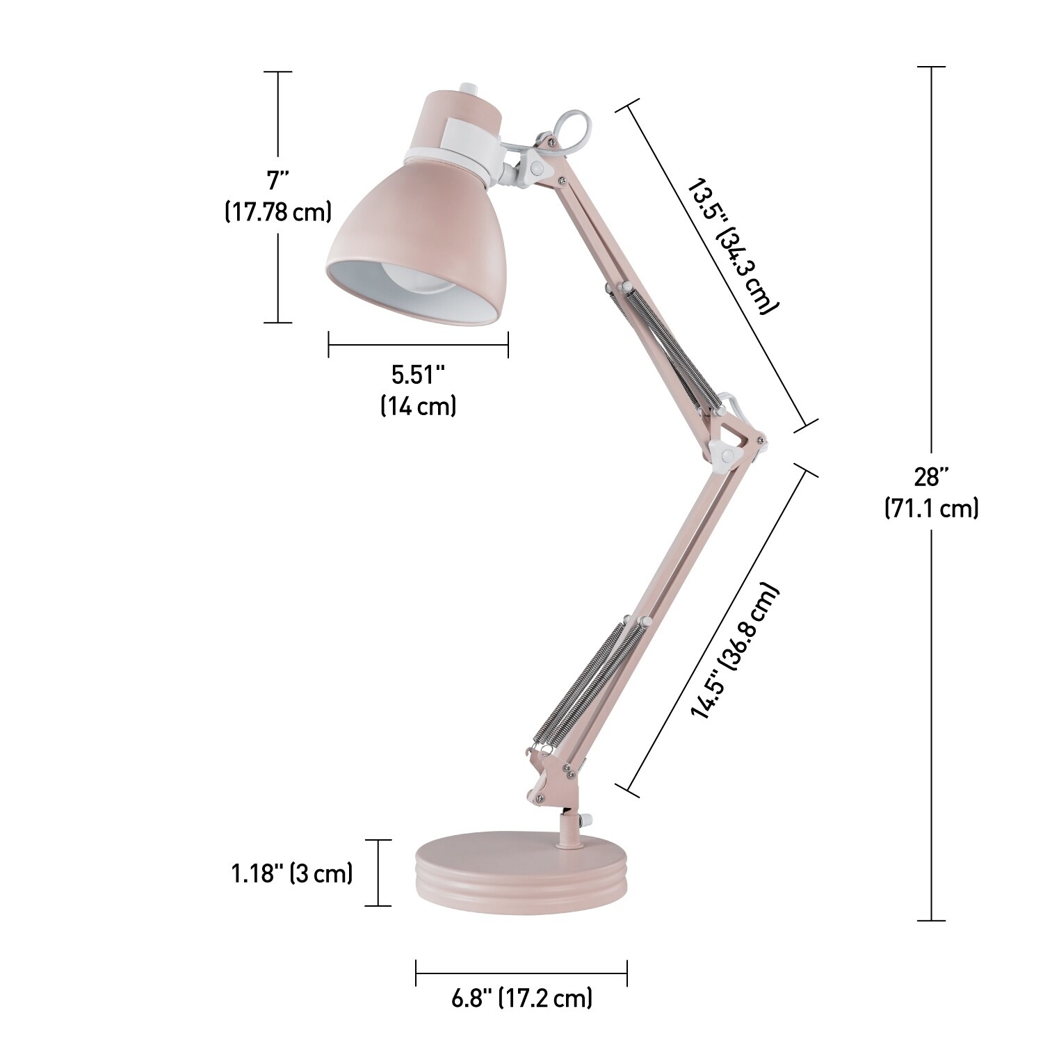 Shop Architect 28 Matte Swing Arm Desk Lamp Overstock 23526259