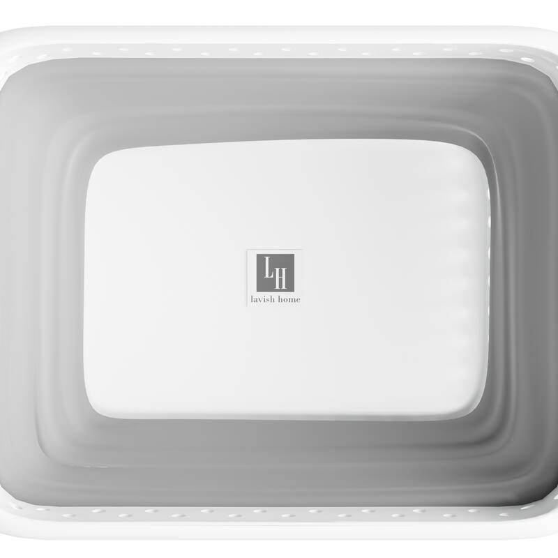 Collapsible Laundry Basket-Multiuse Organizer/Storage Container by Lavish Home