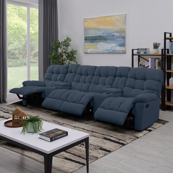 prolounger 4 seat reclining sofa