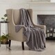 Shop Porch & Den Burdette Sherpa Knitted Plush Solid Throw Blanket - On ...