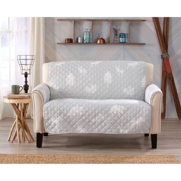 Shop Sofa Saver Lodge Reversible Printed Loveseat Furniture