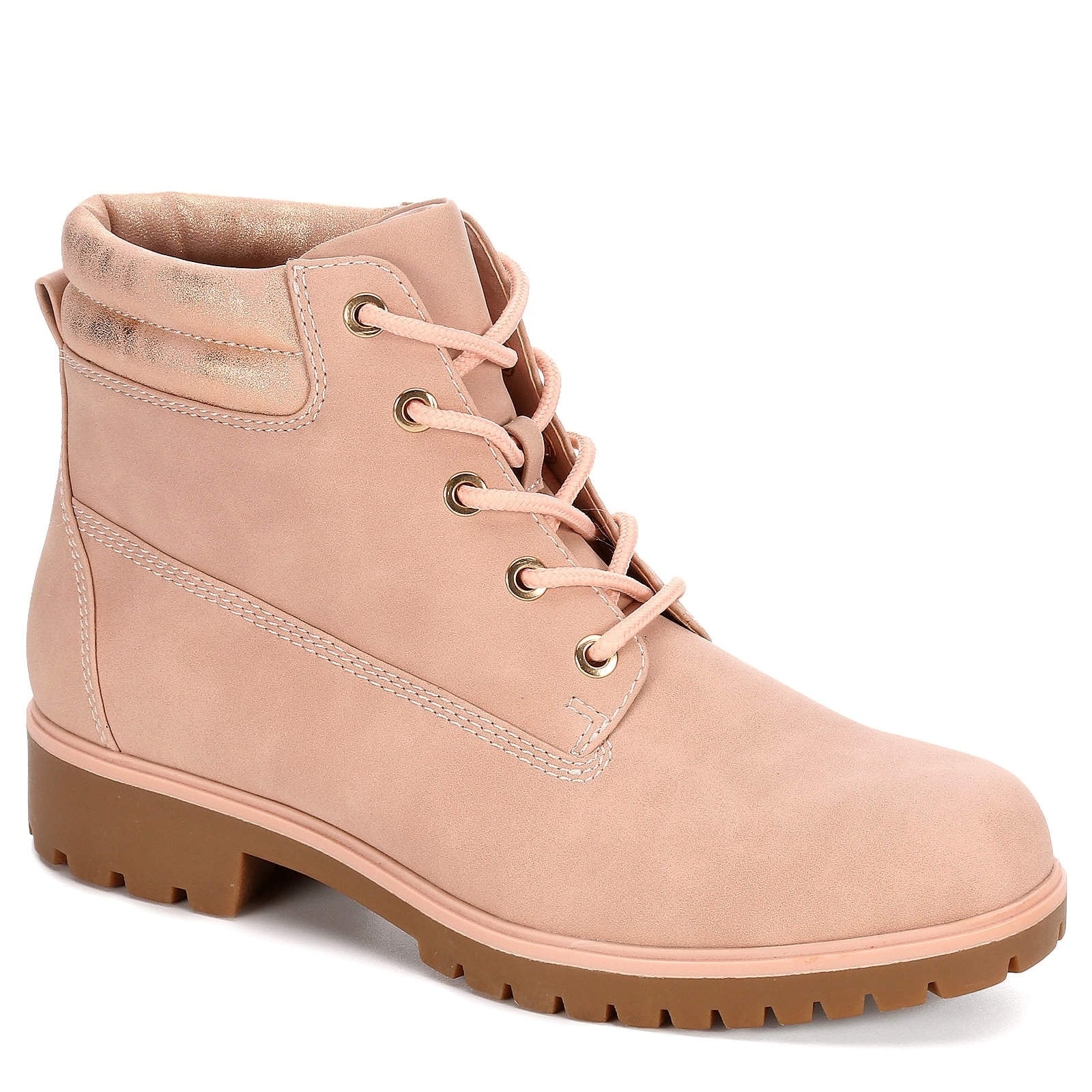 Boot Shoes, Pale Pink 
