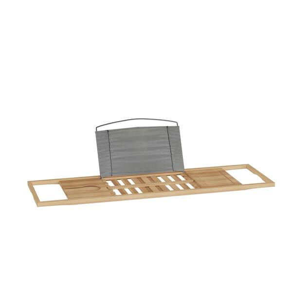 Bathtub Tray Extendable Bathroom Bathtub Tray Shower Caddy Bamboo