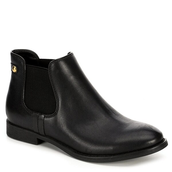 sale black leather ankle boots