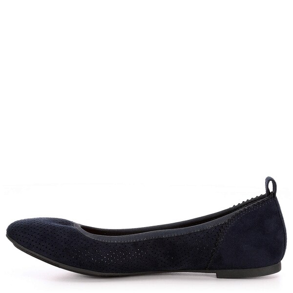 navy flat shoes