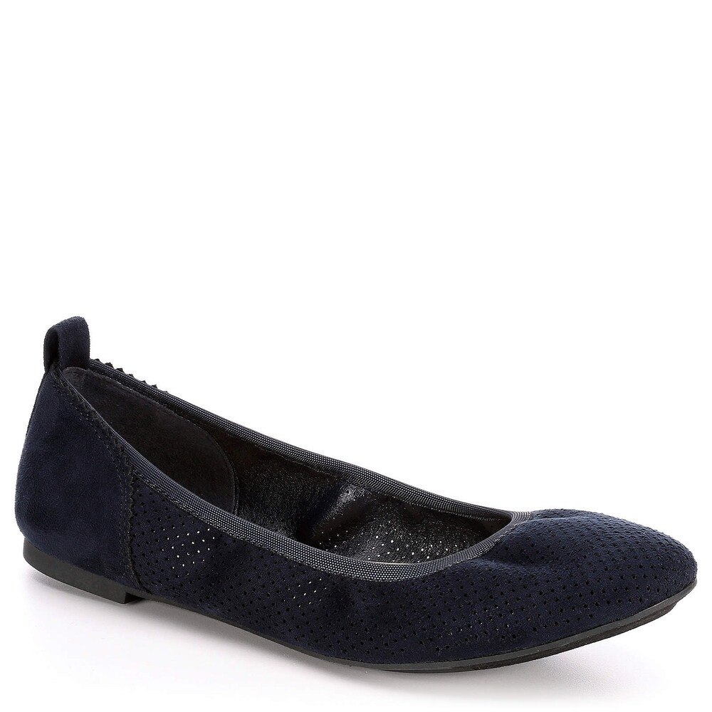 ladies navy flat shoes size 6