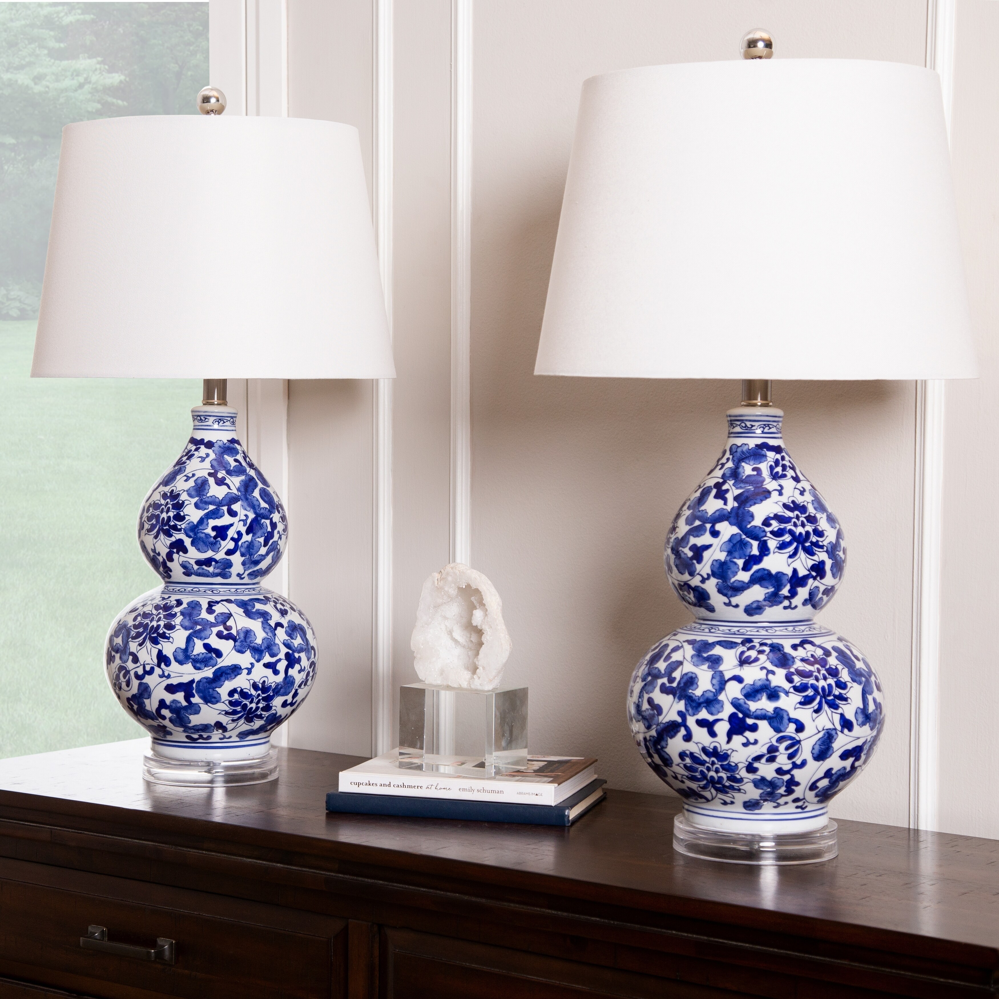 floral ceramic table lamps
