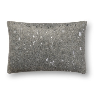 Faux rawhide Glam Metallic Accent Faux Suede Metallic Pillow Cover