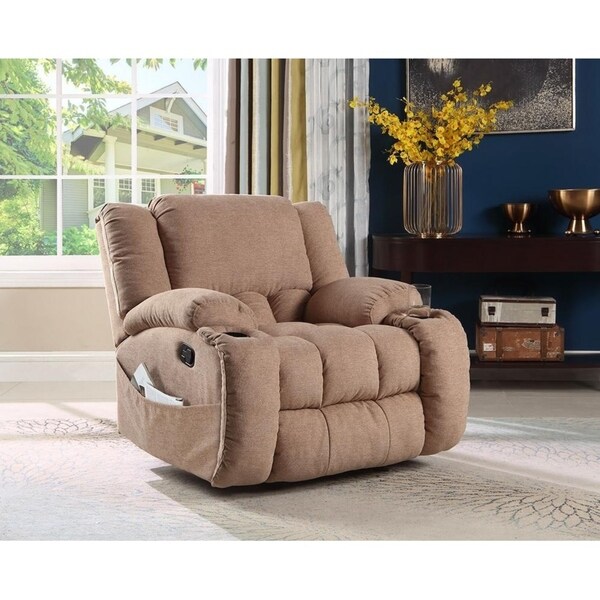 plush glider rocker