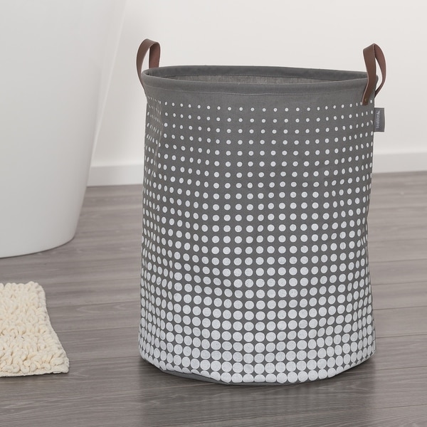 Sealskin Laundry Bag 16x20 Inch Speckles Gray Fabric