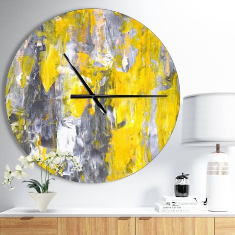Buy Yellow Design Art Clocks Online At Overstock Our Best Decorative Accessories Deals