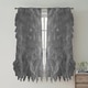 preview thumbnail 13 of 11, Sweet Home Collection Waterfall Ruffled 63 Inch Single Curtain Panel - 63"x50" All Seasons - Grey