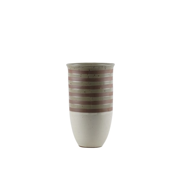 UTC59100: Ceramic Cylinder Vase SM Matte Finish Multicolor