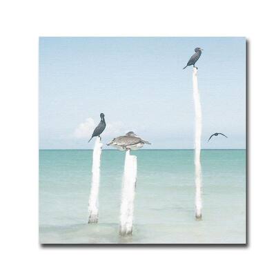 Sentries by Noah Bay Gallery Wrapped Canvas Giclee Art (30 in x 30 in, Ready to Hang)