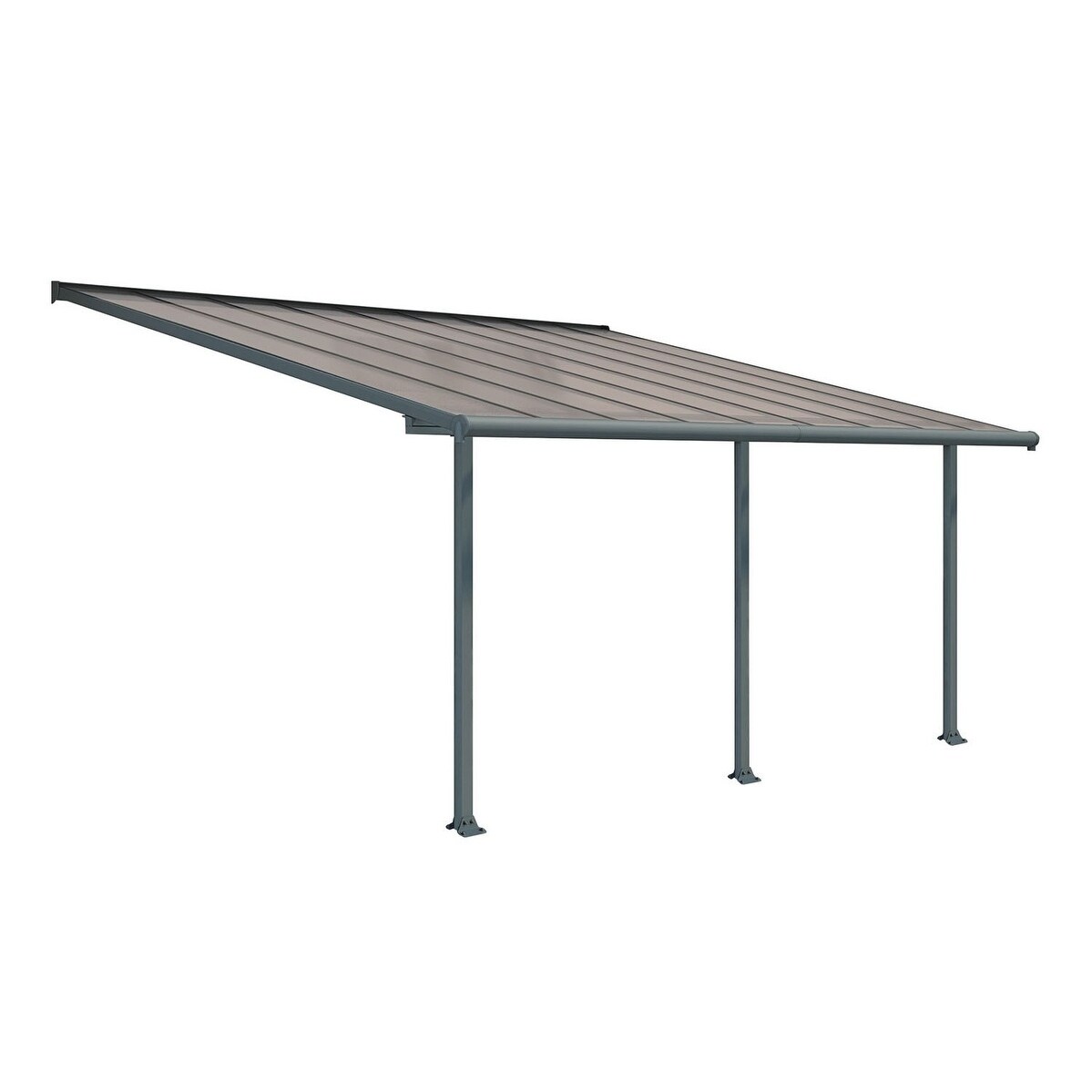 Shop Palram Olympia 10 X 18 Patio Cover With Bronze Twin Wall