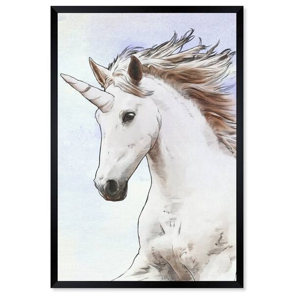 Shop Oliver Gal Graceful Unicorn Watercolor Domestic Animals