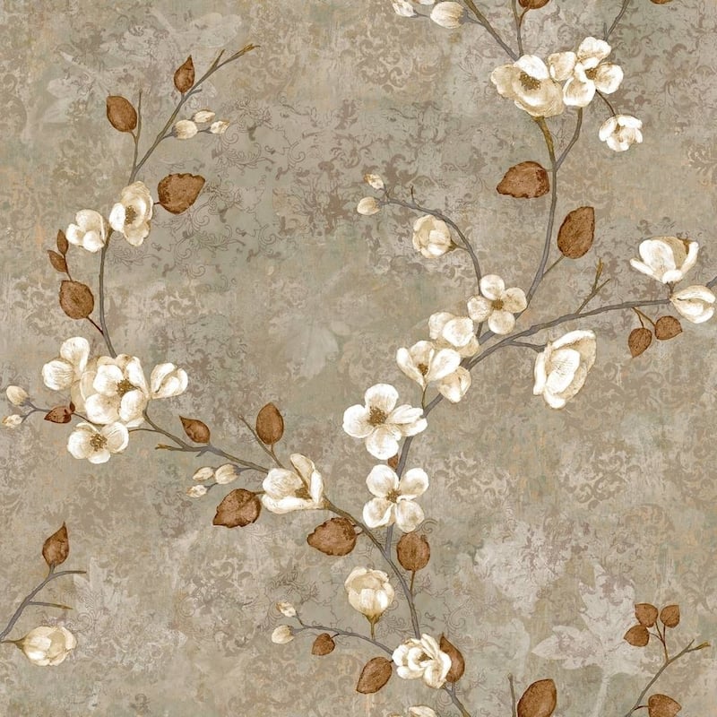Dogwood Vintage Floral Wallpaper
