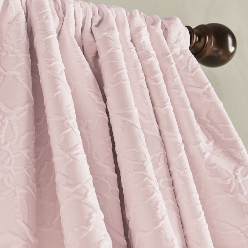 Bloomsbury Microsculpt Room Darkening Rod Pocket Curtain Panel