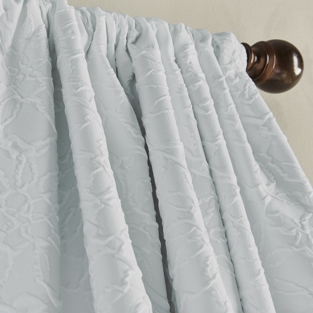 Bloomsbury Microsculpt Room Darkening Rod Pocket Curtain Panel