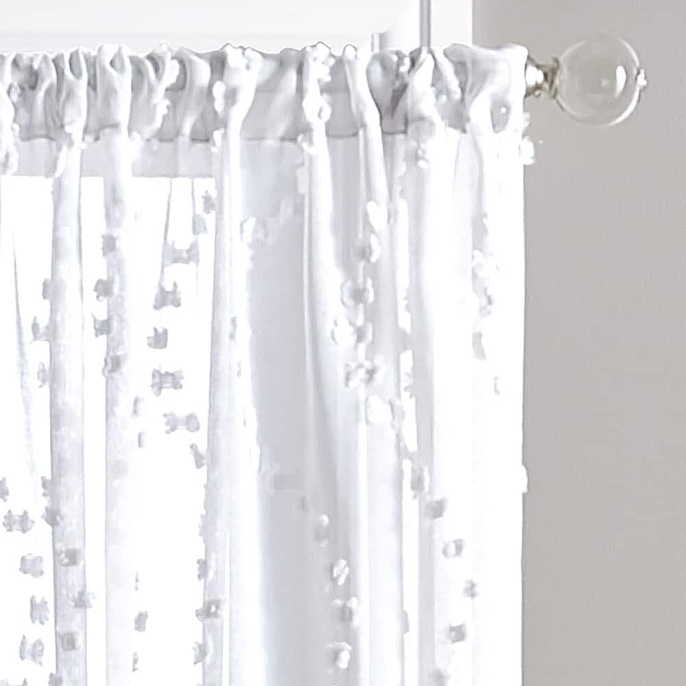 Dixon Wave Sheer Single Curtain Panel